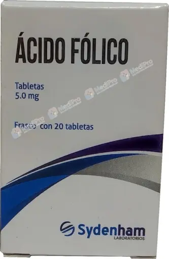 ACIDO FOLICO (SYDENHAM) C/20 TABS 5MG.