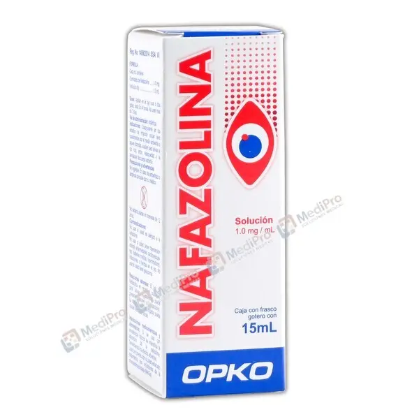 NAFAZOLINA SOL OFTALMICA 15 ML 1MG/1ML  OPKO.