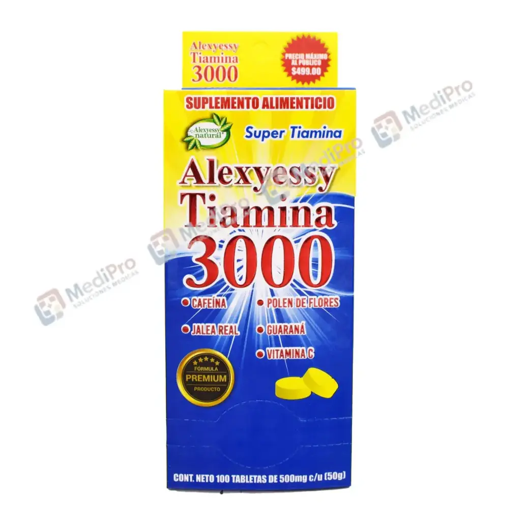 TIAMINA 3000 (ALEXYESSY) 500MG C/100 TABS