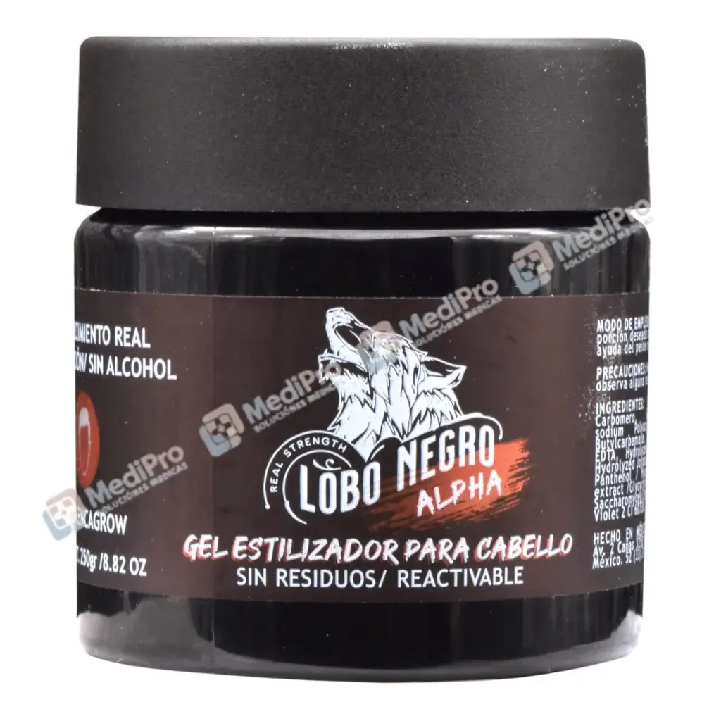 GEL CAPILAR CON GENCAGROW 250 G (LOBO NEGRO)