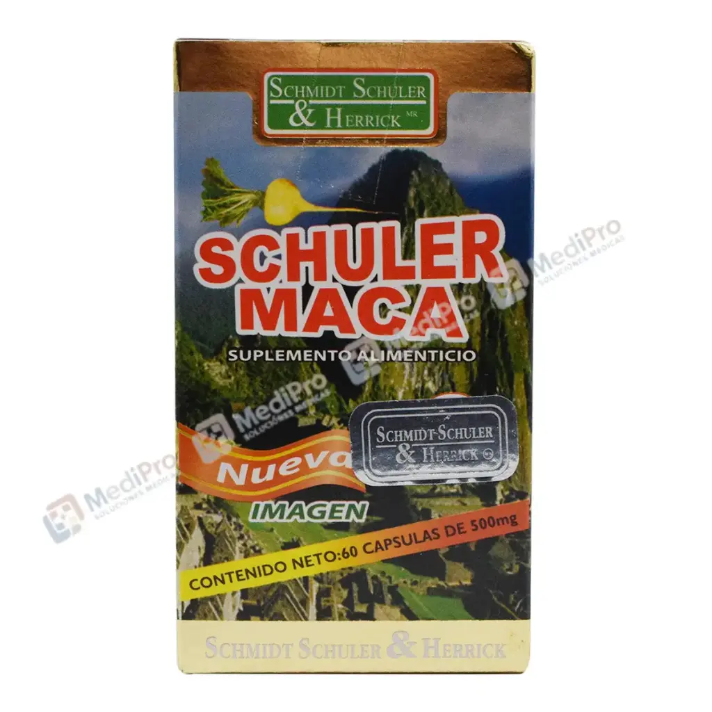 SHULER MACA POWER 60 CAPS 500MG.