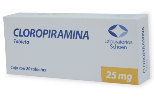 CLOROPIRAMINA TAB 25MG C/20 SCHOEN