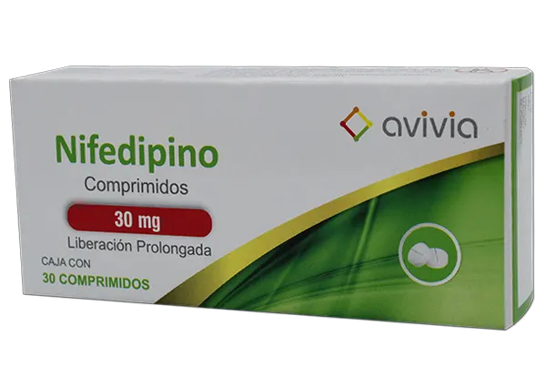 NIFEDIPINO 30 MG C/30 COMPS L.P. AVIVIA