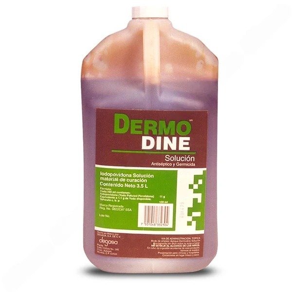 DERMODINE SOLUCION 3.5 L (YODOPOVIDONA) DEGASA.