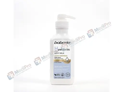 CREMA CORPORAL ACIDO HIALURONICO PIELES SECAS 500 ML. (BABARIA)