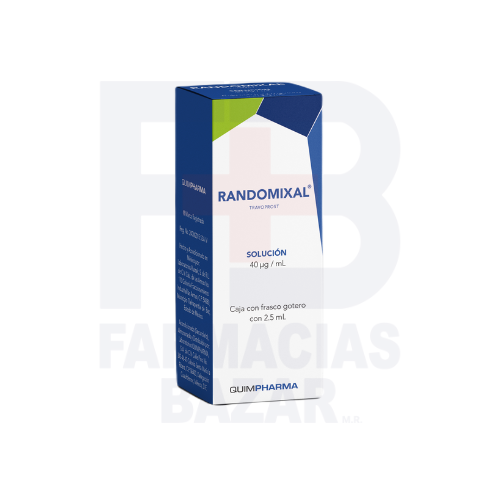 RANDOMIXAL SOL. OFT. 0.004% 2.5ML (TRAVOPROST) QUIMPHARMA.