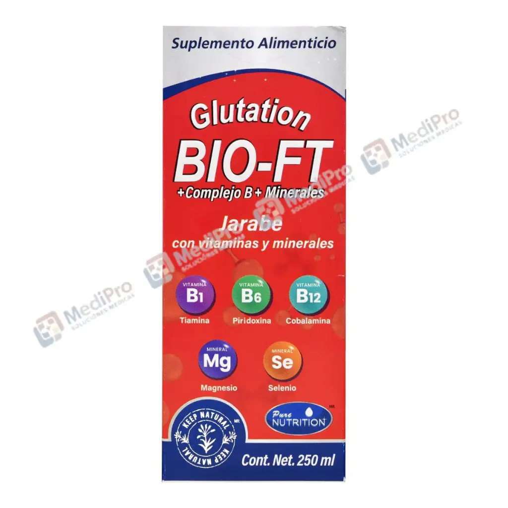 JARABE GLUTATION BIO FT  250 ML. COMPLEJO B MINERALES