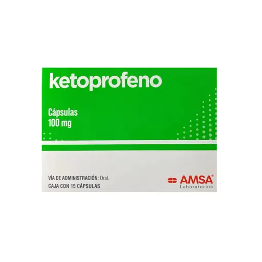 KETOPROFENO AMSA C/15 CAPS. 100MG.