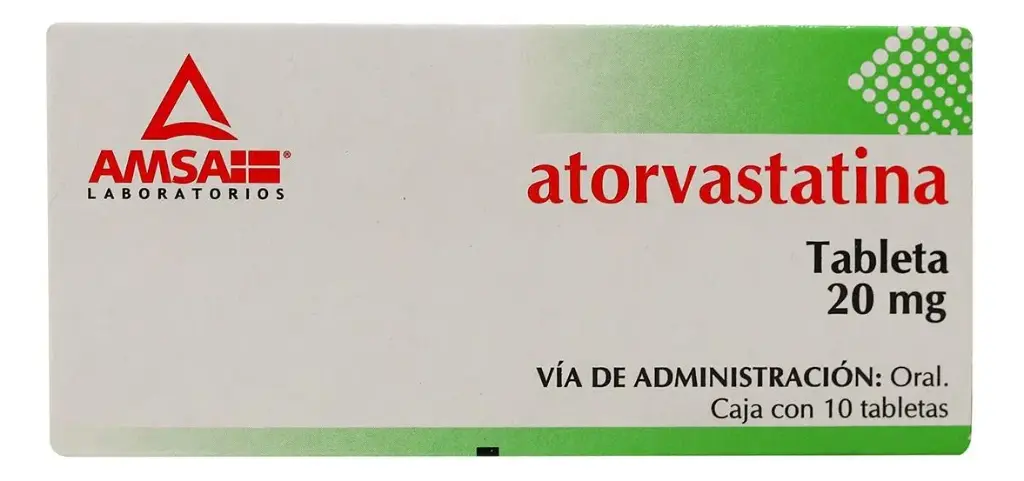 ATORVASTATINA 20 MG C/10 TABS (ATORVASTATINA) AMSA