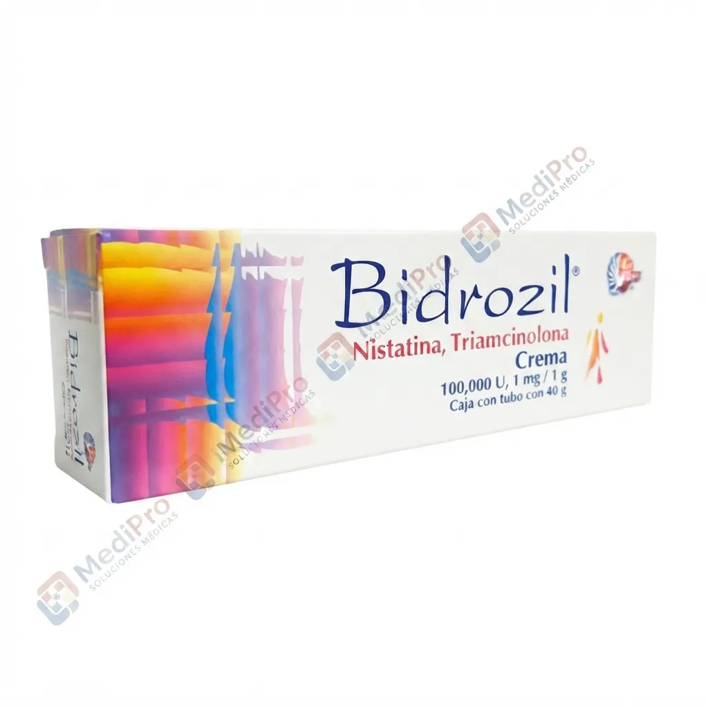 BIDROZIL CREMA Tubo c/40 G. 100,000 U-1 MG/1 G (NISTATINA TRIAMCINOLONA)