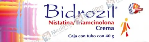 BIDROZIL CREMA Tubo c/40 G. 100,000 U-1 MG/1 G (NISTATINA TRIAMCINOLONA)