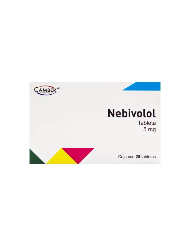 NEBIVOLOL 5 MG C/28 TABS CAMBER.