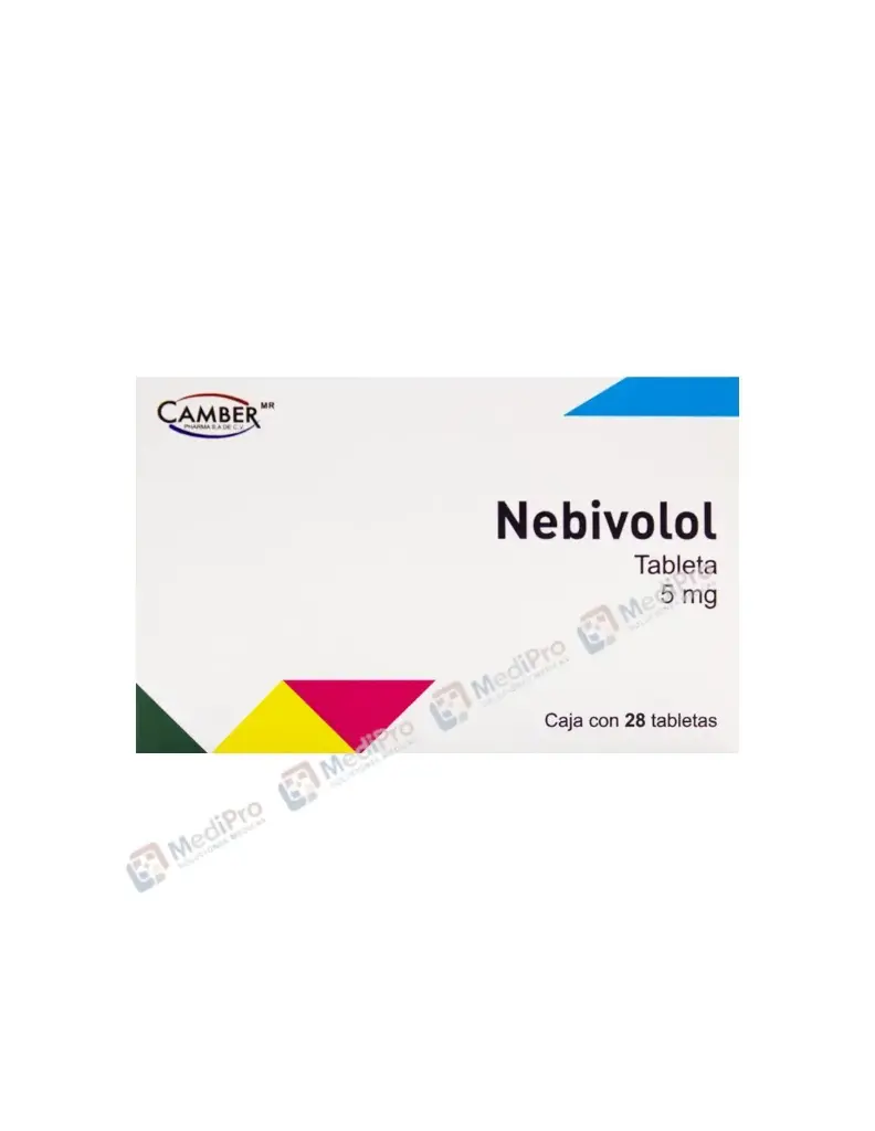 NEBIVOLOL 5 MG C/28 TABS CAMBER.
