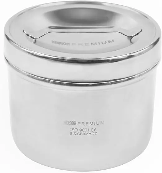 Torundero de acero inoxidable de 500ml - Marca Hergom Medical