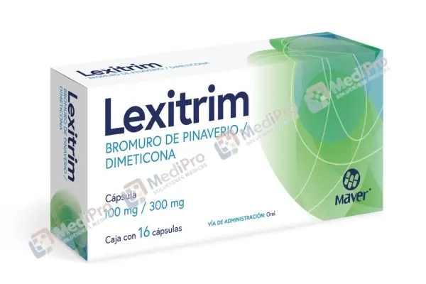 LEXITRIM CAPS 300-100mg c/16 (PINAVERIO DIMETICONA). MAVER