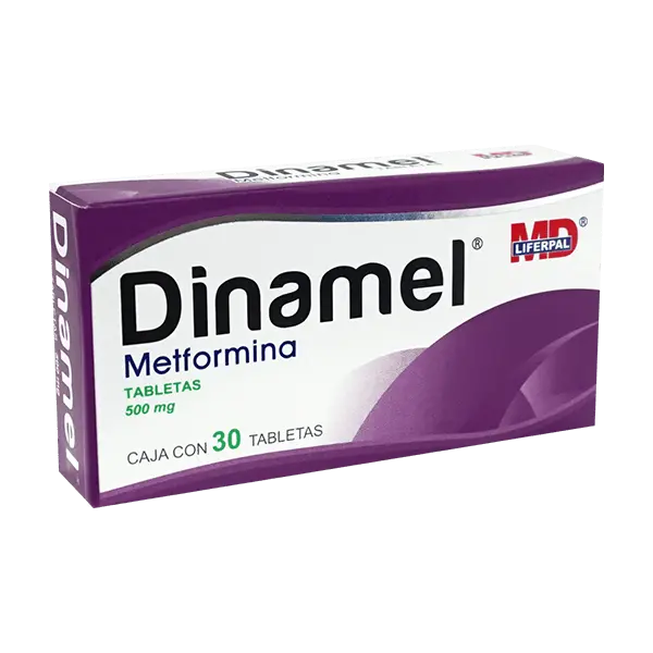 DINAMEL C/30 TABS 500MG (METFORMINA)