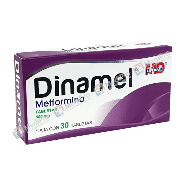 DINAMEL C/30 TABS 500MG (METFORMINA)