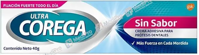 ULTRA COREGA Sin Sabor CREMA ADHESIVA Tubo c/20 G.