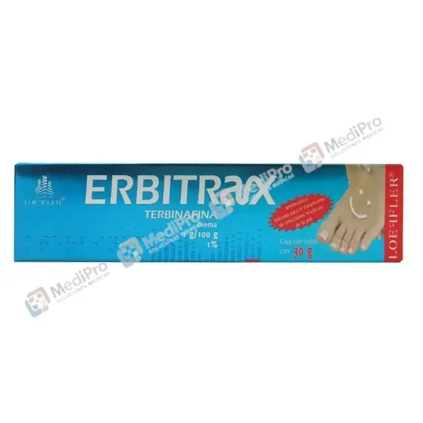 ERBITRAX ( TERBINAFINA) CRM 1.0% C/30 G TUBO