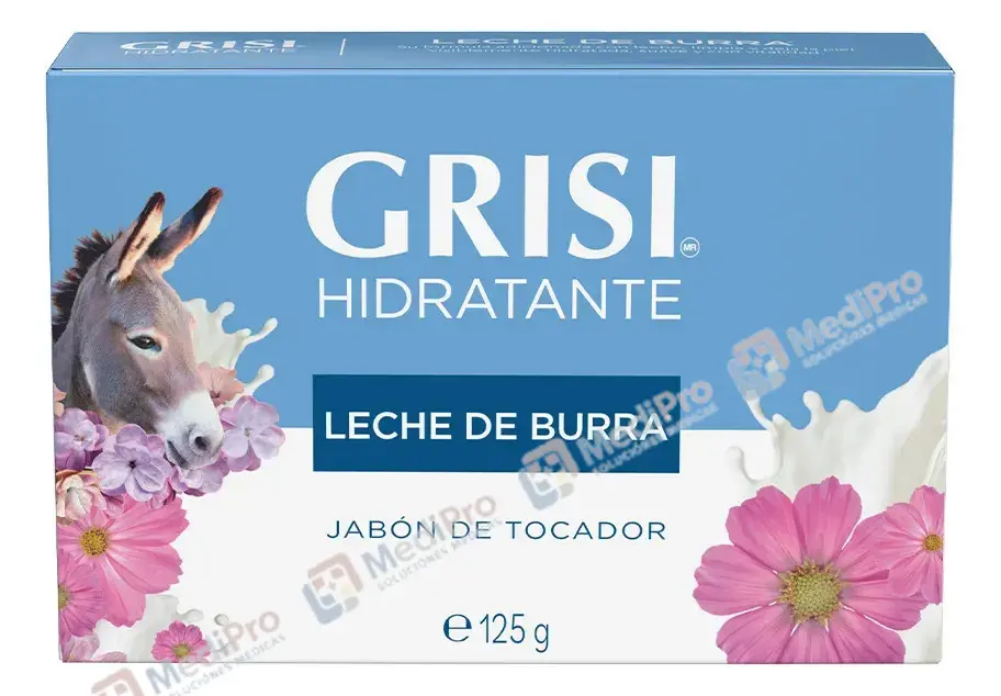 JABÓN DE LECHE DE BURRA (Grisi) 125 G.