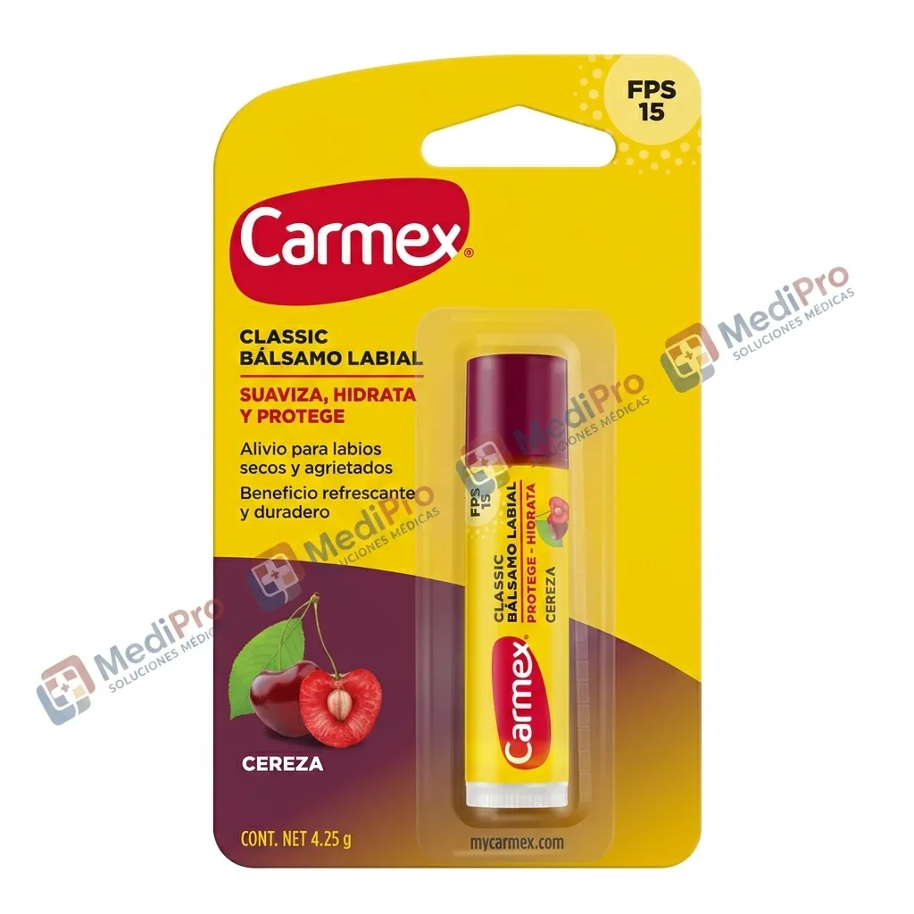 CLASSIC BALSAMO LABIAL FPS 15 CEREZA CARMEX