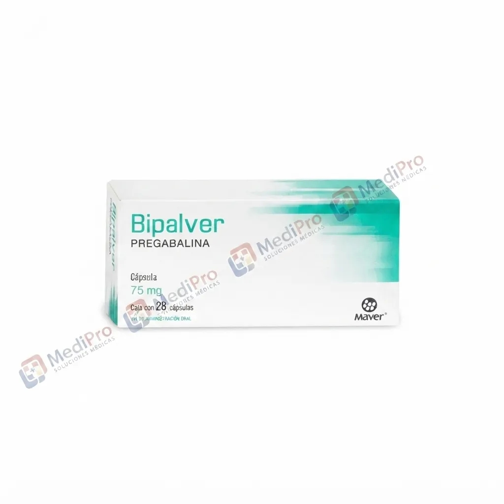 BIPALVER 75 MG. C/28 CAPS (PREGABALINA) MAVER.