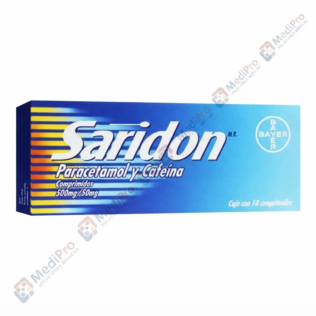 SARIDON 500/50MG 10 CPR