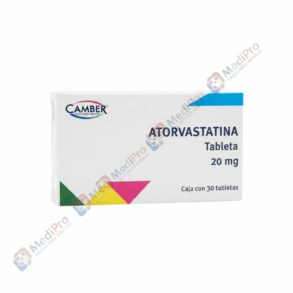 ATORVASTATINA 20 MG C/30 TABS. CAMBER.