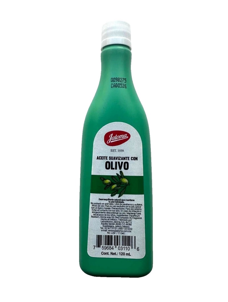 ACEITE DE OLIVO JALOMA 120 ML.