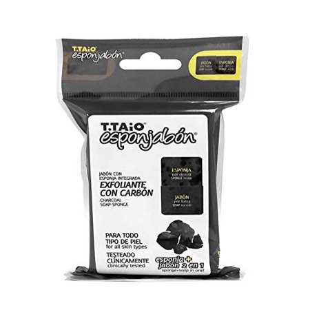 ESPONJABON CARBON ACTIVADO 120G. T.TAIO