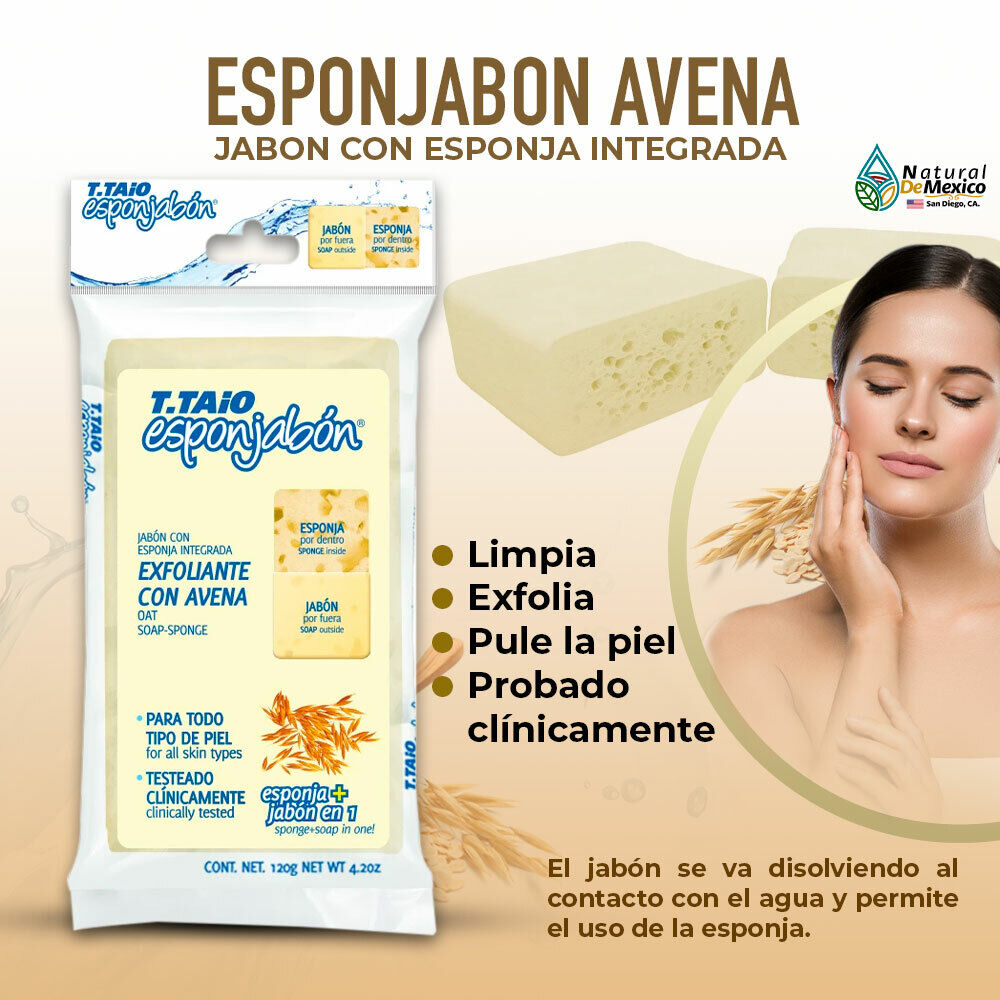 ESPONJABON AVENA 120G. T.TAIO