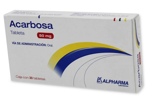 ACARBOSA GI 50 MG TAB 30 ALP