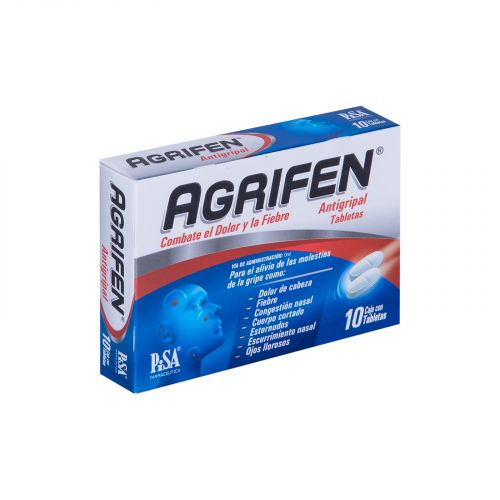 AGRIFEN (CLORFENAMINA COMPUESTA) TAB C/10 PISA