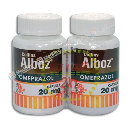 ALBOZ 20 MG C/60 X 2 CAP (OMEPRAZOL) | MEDIPROSOLUCIONES