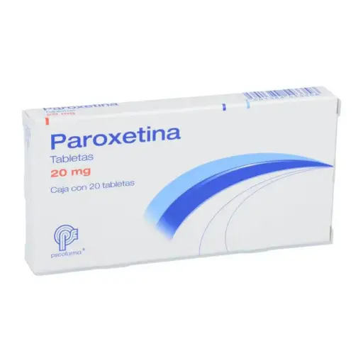 PAROXETINA 20MG C/20 TABS. PSICOFARMA