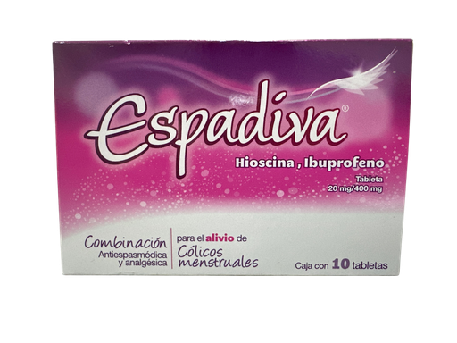 ESPADIVA 20/400 MG TAB 10 (BUTILHIOSCINA IBUPROFENO)