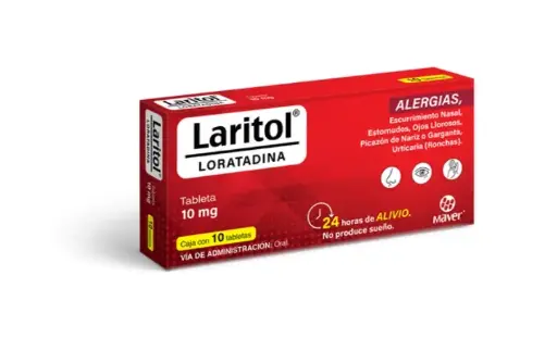 LARITOL 10 MG TAB 10 (LORATADINA)