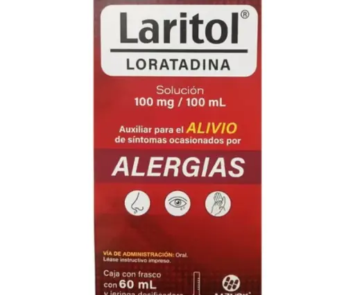 LARITOL SOLUCIÓN 60ML (LORATADINA 100MG/1MG)