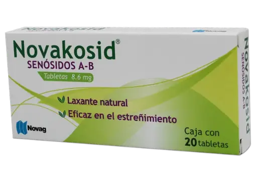 [000012] NOVAKOSID (SENOSIDOS A-B) TAB 8.6 MG C/20 NOVAG