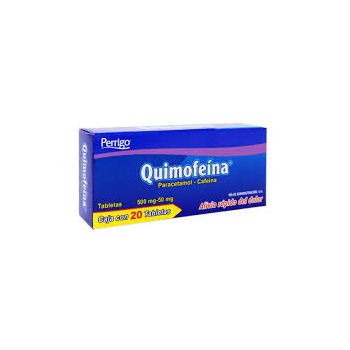 QUIMOFEINA 500/50MG TAB 20 (PARACETAMOL CAFEINA)