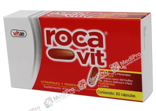 ROCAVIT (VITAMINAS/MINERALES) PERLAS 1.30 G C/30 VITAE
