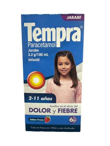 [0000058] TEMPRA (PARACETAMOL) JRB 3.2G/100ML C/120 ML BRISTOL MYERS