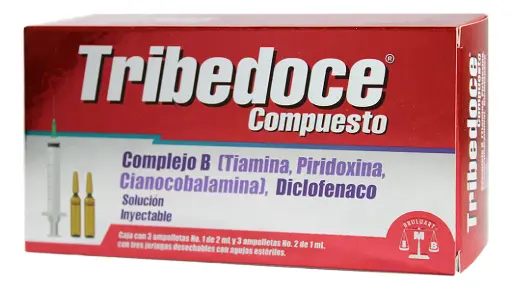 TRIBEDOCE COMPUESTO  INY. C/3 AMP N.1  2ML /3 AMP N.2  1ML