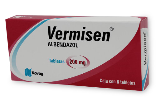 VERMISEN 6 TABS DE 200 MG (ALBENDAZOL)