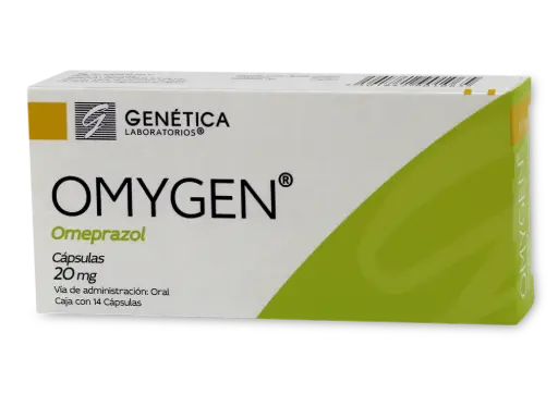 OMYGEN (OMEPRAZOL) CAPS 20 MG C/14 GENETICA