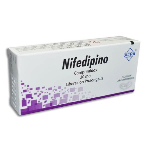 NIFEDIPINO LP COMPR 30 MG C/30 ULTRA