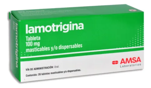 LAMOTRIGINA TAB MAST DISP 100 MG C/28 AMSA