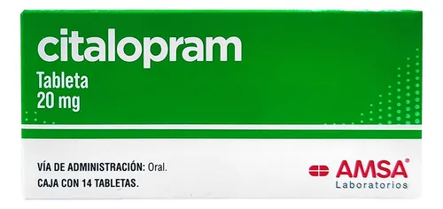 CITALOPRAM 20 MG C/14 TABS. AMSA