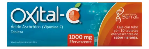OXITAL - C  TAB 1G EFERV C/10 SABOR NARANJA (ACIDO ASCORBICO) SERRAL.