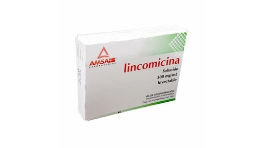 LINCOMICINA SOL INY 600 MG/2 ML C/6 AMP AMSA